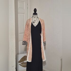 Peach and White Kimono XS.